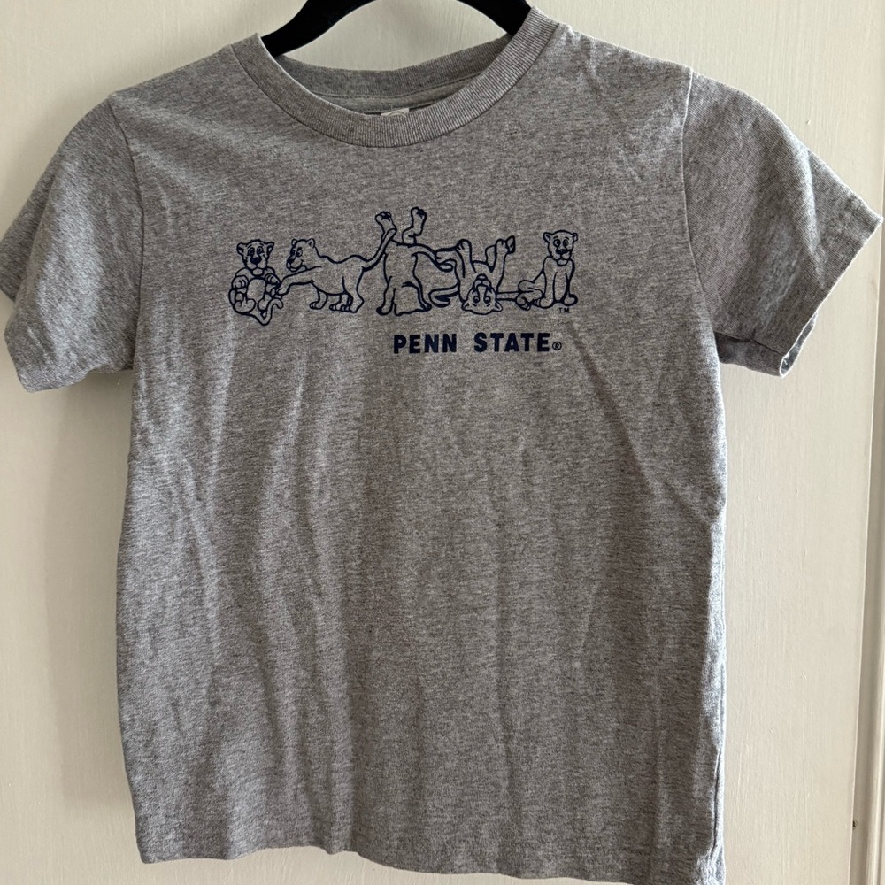 Rabbit Skins Heather Gray Kids' Tee Size 5/6